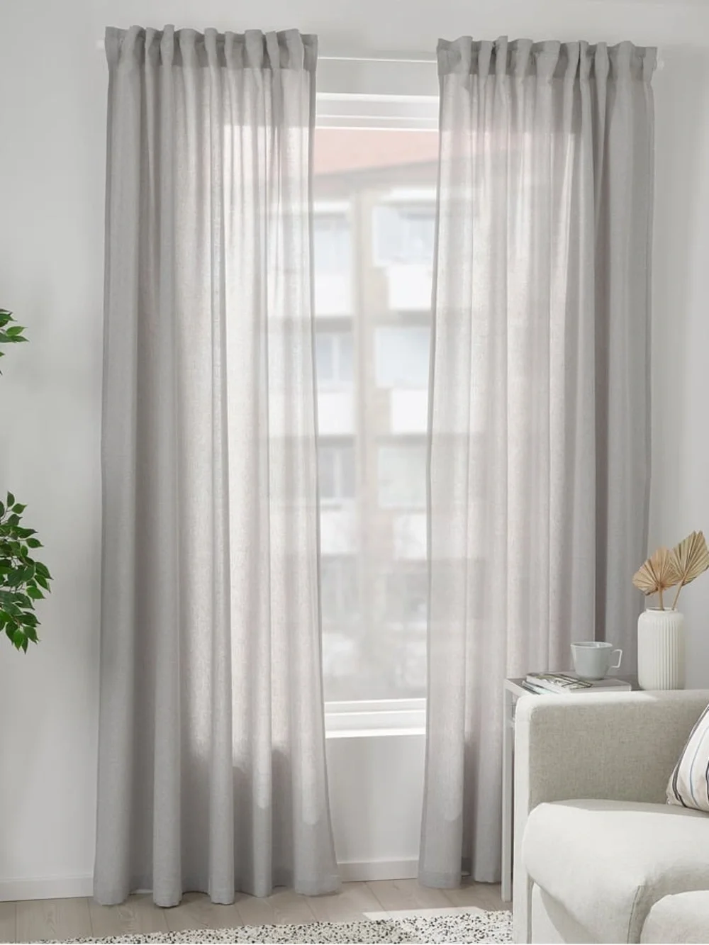 Ikea Fjädermott Single Curtain Panel 57x98 Used As Store Display